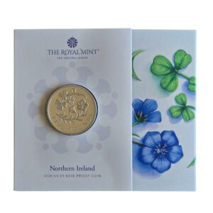 2026 Northern Ireland Shamrock and Flax UK Proof £5 RM Exclusive <br><i>Limited: 5,000</i>