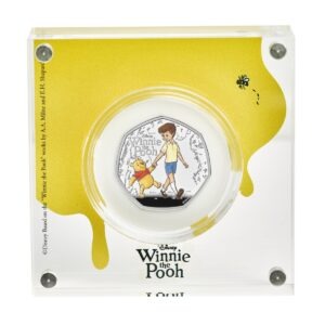 2026 Winnie the Pooh - 02 Loyalty with Christopher Robin 50p Coloured Silver Proof
