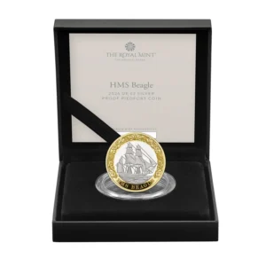 2026 200th Anniversary of HMS Beagle Silver Proof Piedfort £2