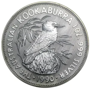 1990 Australia 1 oz Kookaburra BU Bullion