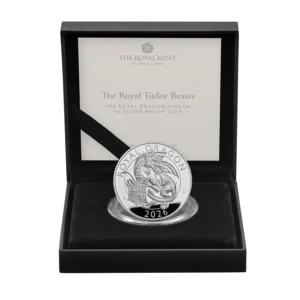 2026 Royal Tudor Beasts 10 The Royal Dragon 1 Oz Silver Proof