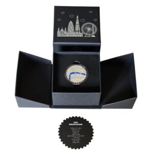 2025 Samoa - Landscape of London 2 Tala Silver Proof Coin with Enamel