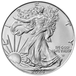 2024 Type II American Eagle Silver 1 Oz Bullion Coin in Capsule