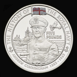 VATFREE: 2005 Jersey Andrew Cunningham £5 Silver Proof Coin in Capsule