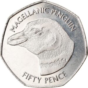 2018 Falkland Penguins II Magellanic Circulated 50p