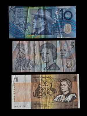Australia 3x Circulated Bank Notes