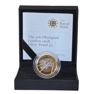 2008 London Olympiad of 1908 Centenary Silver Proof £2