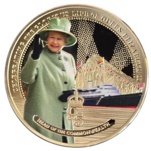 2021 Queen's 95th Birthday 24-Carat Gold Plated Commemorative