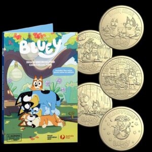 2026 Australia Bluey 5x $2 Uncirculated Coins in Official Album
