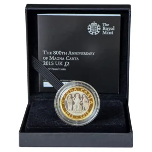 2015 Magna Carta Silver Proof £2 (JC Portrait)
