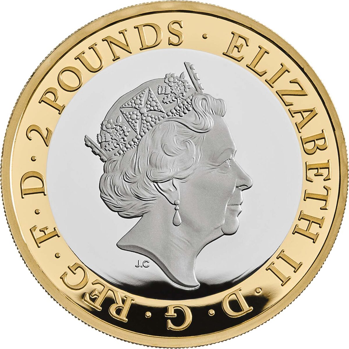 2020 Mayflower £2 Silver Proof - Image 3