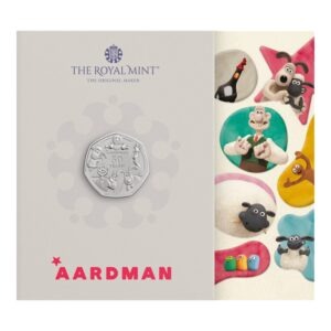 2026 50 Years of Aardman 50p BU