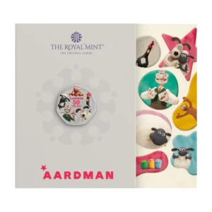 2026 50 Years of Aardman 50p Coloured BU