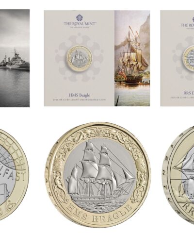2025 – 2026 UK Ships £2 BU Complete 3-Coin Set