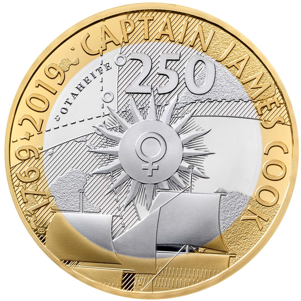 2019 Captain Cook £2 Silver Proof