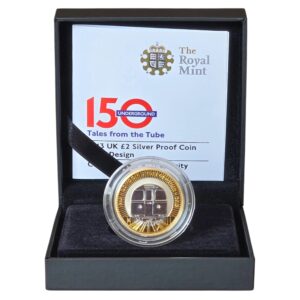 2013 London Underground 'Train' £2 Silver Proof