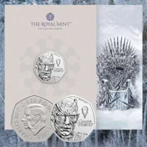 2026 Game of Thrones 'Ice' 50p BU