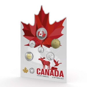 2018 Canada Special 49th Parallel incl 'Glow in the Dark 50c'- BU Set