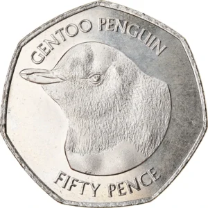 2018 Falkland Penguins II Gentoo Circulated 50p