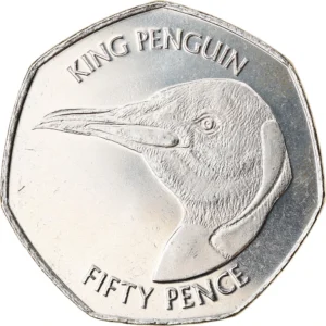 2018 Falkland Penguins II King Penguin Circulated 50p