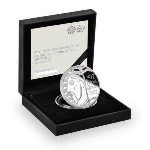 2017 King Canute £5 Silver Proof