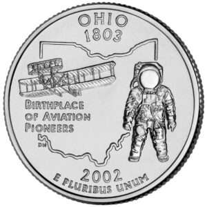 2002 Ohio - US State Circulated Quarter 25c