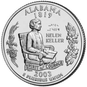 2003 Alabama - US State Circulated Quarter 25c