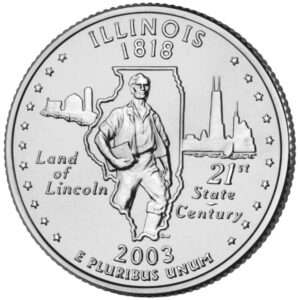 2003 Illinois - US State Circulated Quarter 25c
