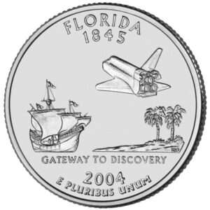 2004 Florida - US State Circulated Quarter 25c