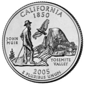 2005 California - US State Circulated Quarter 25c