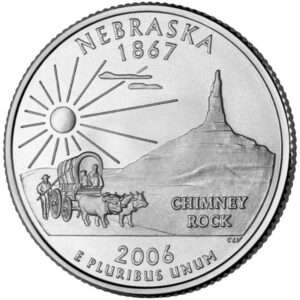 2006 Nebraska - US State Circulated Quarter 25c