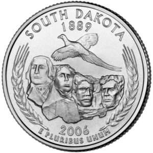 2006 South Dakota - US State Circulated Quarter 25c