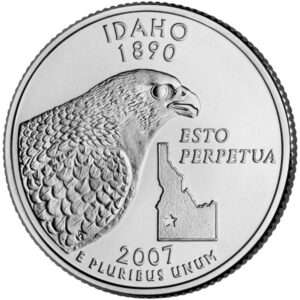 2007 Idaho - US State Circulated Quarter 25c