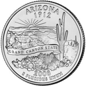 2008 Arizona - US State Circulated Quarter 25c
