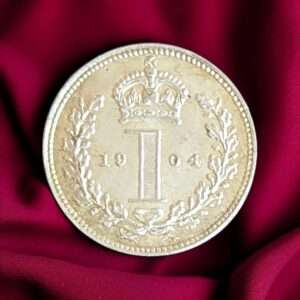 1904 Maundy Silver 1p Edward VII