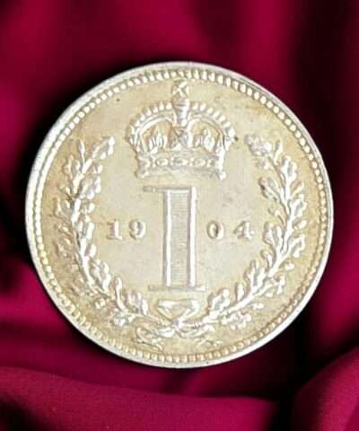 1904 Maundy Silver 1p Edward VII