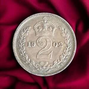1902 Maundy Silver 2p Edward VII