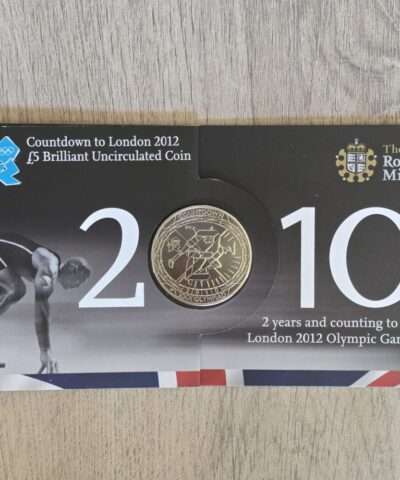 2010 Countdown ‘2’ London Olympics UK £5 BU Mint Pack