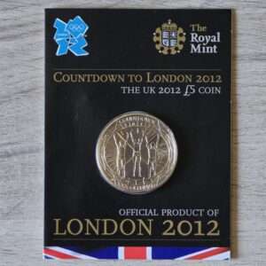 2012 Countdown London Olympics 'Podium' UK £5 BU Small Pack