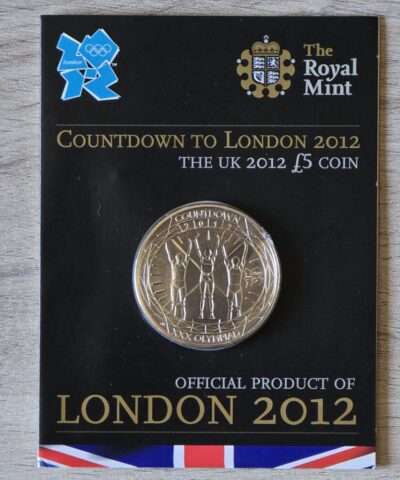 2012 Countdown London Olympics ‘Podium’ UK £5 BU Small Pack