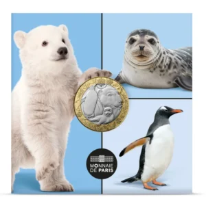 2026 France - Animals of the World: Polar 5€ UNC Coin Mint Pack