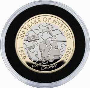 2020 Agatha Christie UK £2 Proof Coin in Capsule