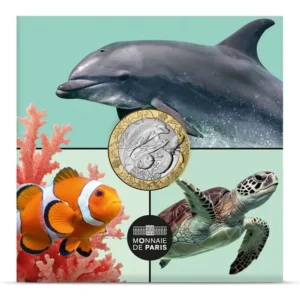 2026 France - Animals of the World: Marine 5€ UNC Coin Mint Pack