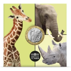 2026 France - Animals of the World: Savannah 5€ UNC Coin Mint Pack