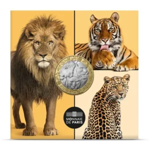 2026 France - Animals of the World: Big Cats 5€ UNC Coin Mint Pack