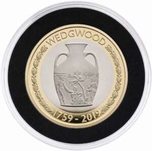 2019 Wedgwood £2 Proof Coin in Capsule