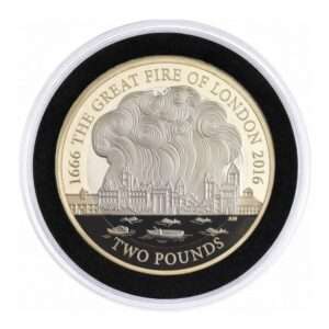 2016 Great Fire of London GFOL £2 Proof Coin in Capsule