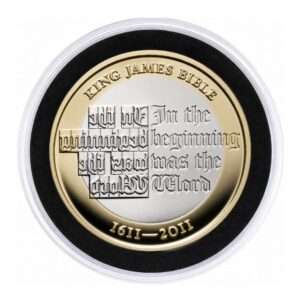 2011 King James Bible KJB £2 Proof Coin in Capsule