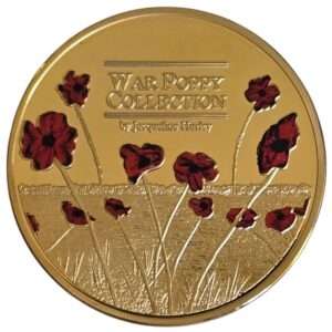 War Poppy Collection by Jacqueline Harvey Commemorative Medal in Capsule