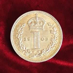 1903 Maundy Silver 1p Edward VII
